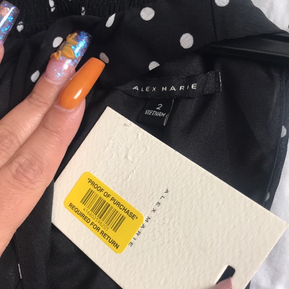 Alex Marie polka dot halter shift dress size 2 NWT - Picture 13 of 14